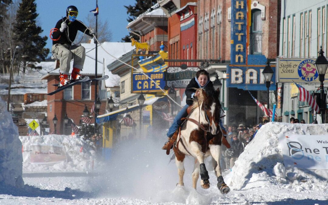 Skijoring in CDT Gateway Communities!