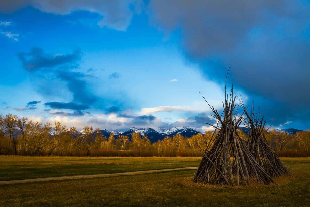 2015 04 01 Salmon Idaho Sacajawea Center Sunset 6657