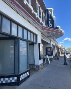 A photo of the outside of the historic Silco Theater.