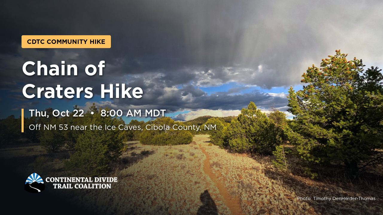 CDTC Chain Of Craters Hike Grants Nm 2026