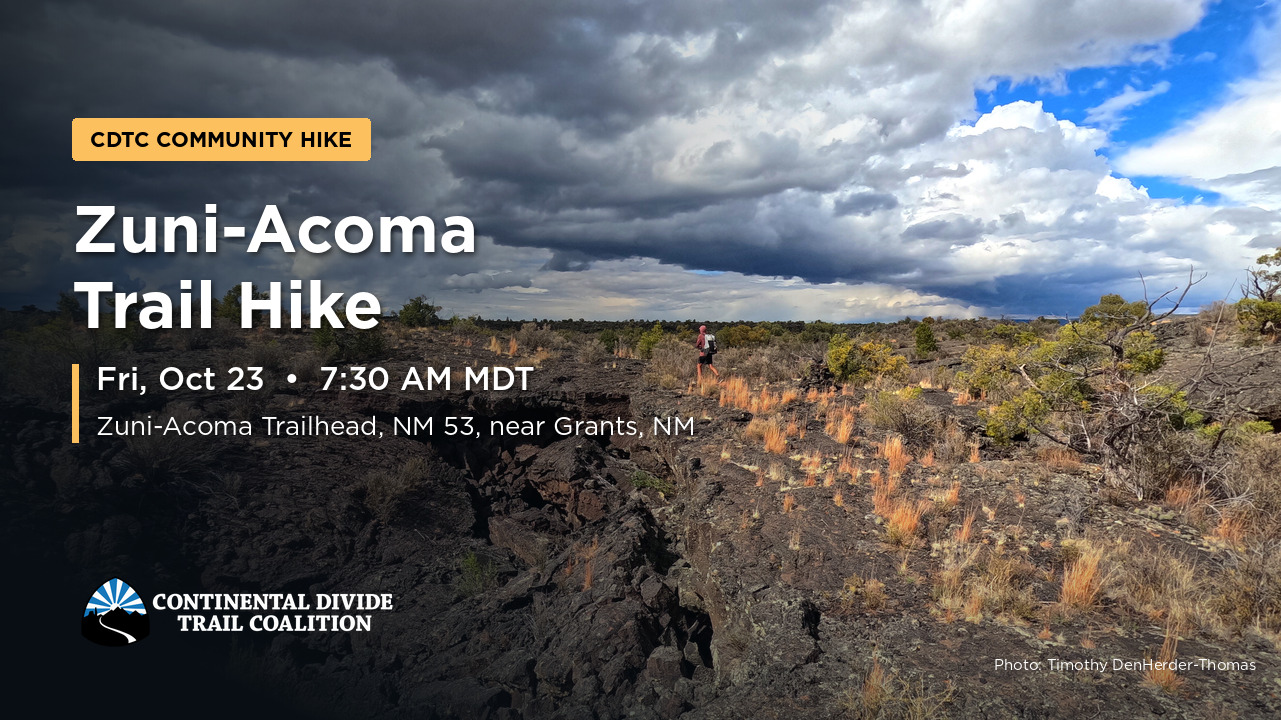 CDTC Zuni Acoma Trail Hike Grants NM 2026
