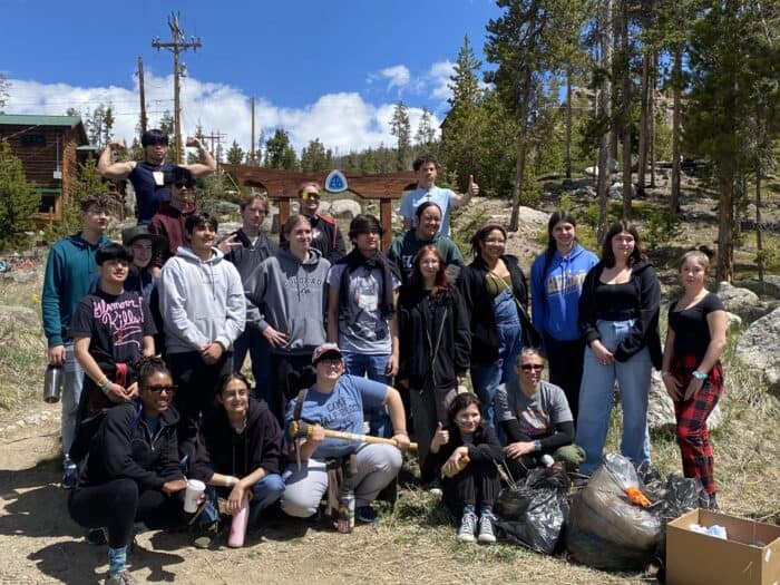 Gl Garden 2024 Grand Lake, Colorado community clean up group in 2024