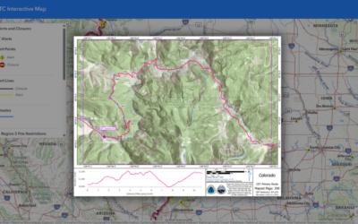 Using the CDT Interactive Map: How to Download Free PDF Section Maps