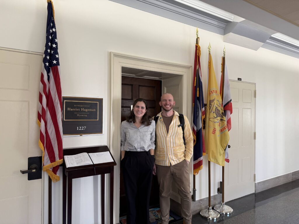 CDTC Staff outside of Representative Hageman's office.