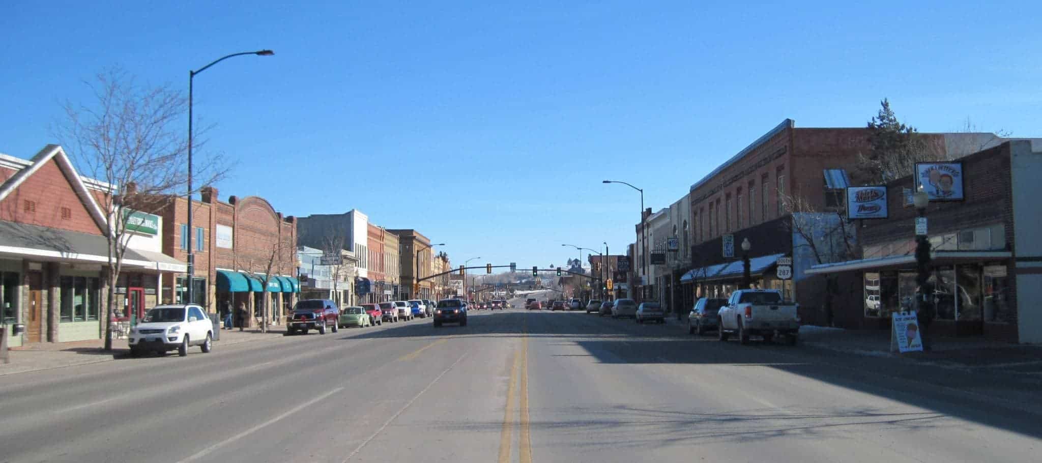 Lander Downtown Historic District From 4th St. Scaled