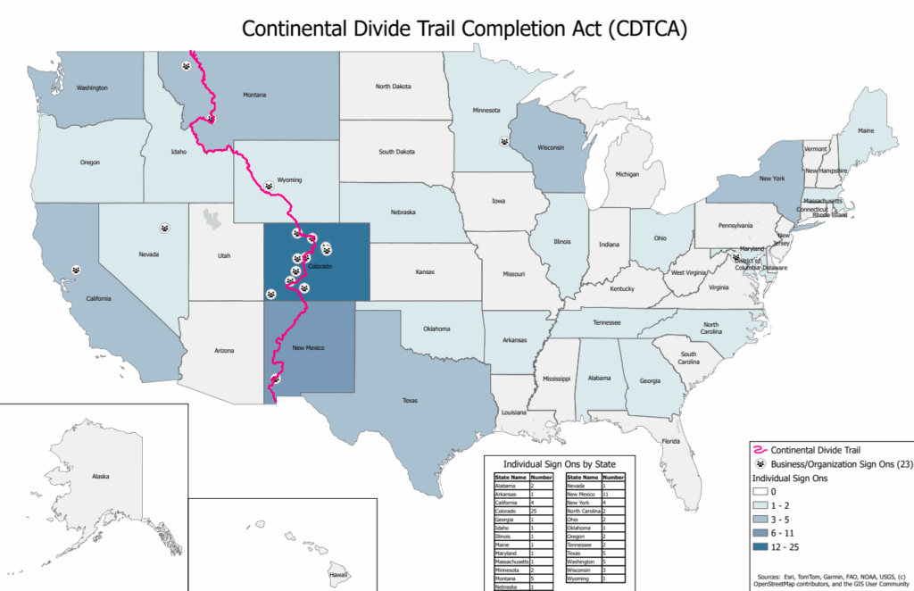 CDTCA map