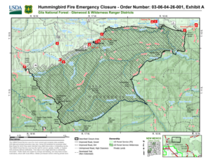 Hummingbird Fire Closure