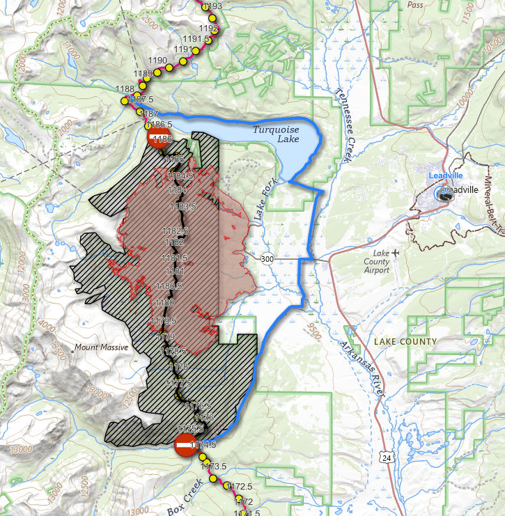 Willow Fire reroute