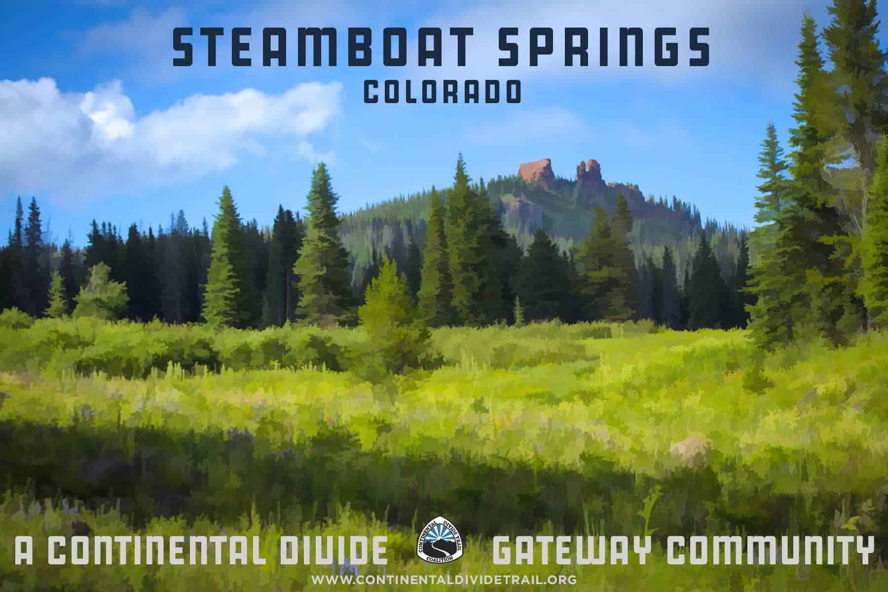 Steamboat Postcard Image Front