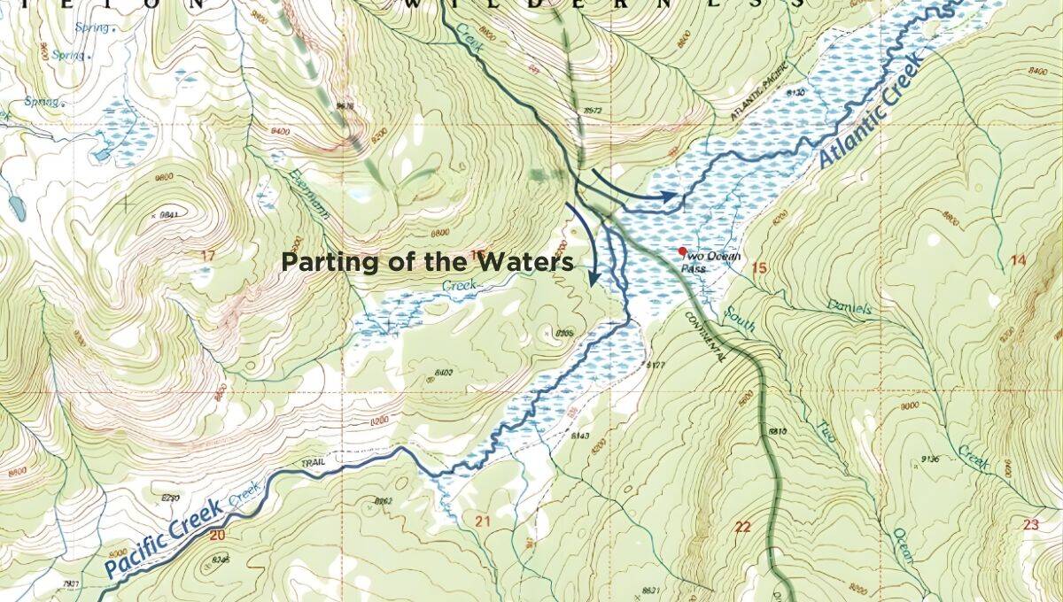 Two Ocean Pass Map