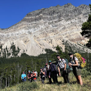 Glacier National park scene from a collaborative trip with CDT managers from the USFS, NPS, and CDTC in 2024.