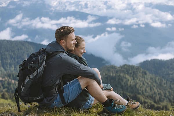 Couple On Mountain