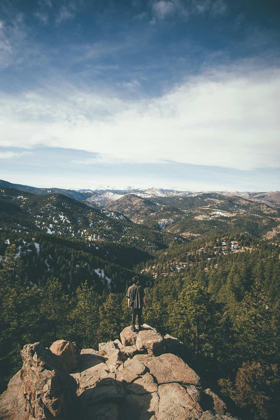 Hiking On Mountain